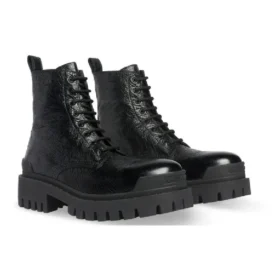 Strike snørestøvler “Black Lambskin” 590974WAD401000
