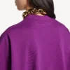 Struktureret T-shirt til kvinder i violet Struktureret T-shirt til kvinder i violet