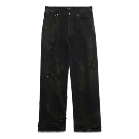 Super Destroyed Baggy Bukser “Black” 745248TBP471363