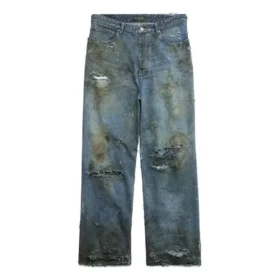 Super Destroyed Bukser “Light Blue” 745248TNW014012