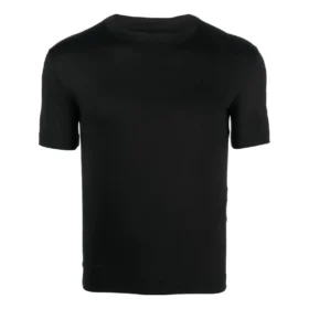 Super stram, skinnende, tætsiddende T-shirt “Black” 720458TNVI21000