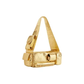 Superbusy Xs skuldertaske, metalliseret “Gold” 7625162AAVI8018