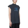 Surfer ærmeløs T-shirt “Black Blue” 767844TPVM31412