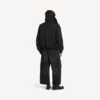Svækkede jeans til mænd i sort
