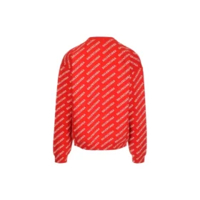 Sweater med logo overalt og rund hals “Red White” 702952T32336090 Sweater med logo overalt og rund hals “Red White” 702952T32336090