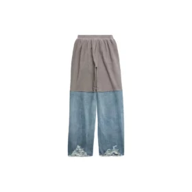 Sweatpants med lapper “Grey Indigo” 745264TNW014012