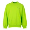 Sweatshirt med kontrastlogo “Lime” 671125TKVB57072