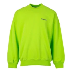 Sweatshirt med kontrastlogo “Lime” 671125TKVB57072 Sweatshirt med kontrastlogo “Lime” 671125TKVB57072