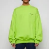 Sweatshirt med kontrastlogo “Lime” 671125TKVB57072