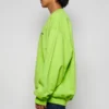 Sweatshirt med kontrastlogo “Lime” 671125TKVB57072