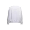 Sweatshirt med rund hals og script-logo “White” 697869TMVB59040