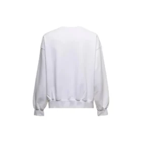 Sweatshirt med rund hals og script-logo “White” 697869TMVB59040 Sweatshirt med rund hals og script-logo “White” 697869TMVB59040