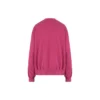 Sweatshirt med rund hals og skriftlogo “Dark Fuchsia” 697869TMVB50507