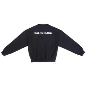 Sweatshirt med rund hals, regular fit “Black” 697869TMVF51070 Sweatshirt med rund hals, regular fit “Black” 697869TMVF51070