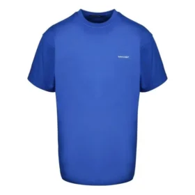 T-shirt i bomuld med lille logo-print “Blue” 556150TBV438077
