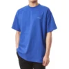 T-shirt i bomuld med lille logo-print “Blue” 556150TBV438077