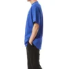 T-shirt i bomuld med lille logo-print “Blue” 556150TBV438077