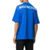 T-shirt i bomuld med logo på ryggen “Blue” 570805THV808077