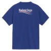 T-shirt i bomuldsjersey med politisk logo BLGA-508203-TAV44-BL