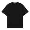 T-shirt i ensfarvet design “Black” 651795TAV041000
