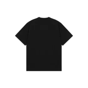 T-shirt i ensfarvet design “Black” 651795TAV041000