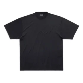 T-shirt i medium pasform “Black Faded” 739784TOVF49034