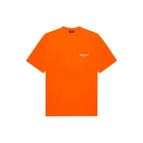 T-shirt i stor pasform “Fluo Orange” 641675TKVE87073
