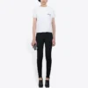 T-shirt med alfabetlogo og korte ærmer “White” 612964TIV529040