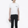 T-shirt med alfabetlogo og korte ærmer “White” 612964TIV529040