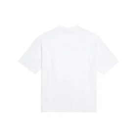 T-shirt med bandportræt og trykt logo, retro, kortærmet, “White” 612965TIV479000