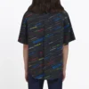 T-shirt med kort ærme og logotryk “Black” 556869TDL542771