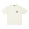 T-shirt med korte ærmer og Scissor Crest-logo “Cream” 612966TMVA29069
