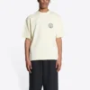 T-shirt med korte ærmer og Scissor Crest-logo “Cream” 612966TMVA29069