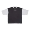 T-shirt med logo og 3/4-ærmer “Washed Black Heather Grey” 699190TMVC81208