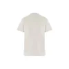 T-shirt med logo og rund hals, grå/hvid 612964TJVD99054