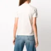 T-shirt med logo og rund hals, grå/hvid 612964TJVD99054