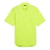T-shirt med logo overalt “Neon Yellow” 534332TILX67110