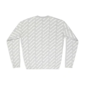 T-shirt med logo overalt og rund hals “Light Grey White” 702952T32331461