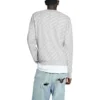 T-shirt med logo overalt og rund hals “Light Grey White” 702952T32331461
