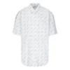 T-shirt med logo overalt “White Black” 534332TBL969040