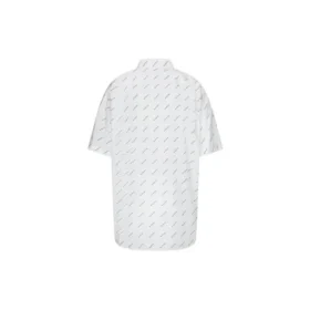 T-shirt med logo overalt “White Black” 534332TBL969040