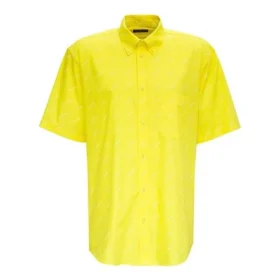 T-shirt med logo overalt “Yellow White” 534332TBL967201