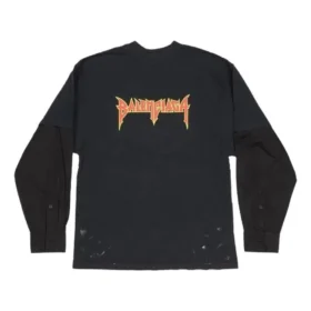 T-shirt med metal-lag “Black Faded” 698631TMV881055 T-shirt med metal-lag “Black Faded” 698631TMV881055