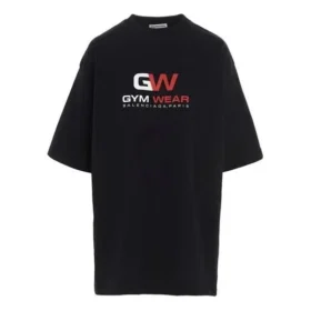 T-shirt med rund hals og print, sort 620941TIVD51000 T-shirt med rund hals og print, sort 620941TIVD51000