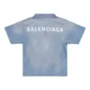 T-shirt med rygprint “Blue White” 681864TPVK14313