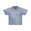 T-shirt med rygprint “Blue White” 681864TPVK14313