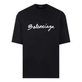 T-shirt med skriftlogo “Black White” 612966TMVB41070 T-shirt med skriftlogo “Black White” 612966TMVB41070