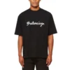 T-shirt med skriftlogo “Black White” 612966TMVB41070