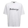 T-shirt med skriftlogo “White/Black” 612966TMVB49040