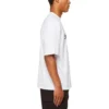 T-shirt med skriftlogo “White/Black” 612966TMVB49040